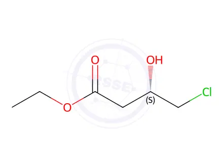 Chemical structure of Ethyl (S)-4-Chloro-3-hydroxybutyrate