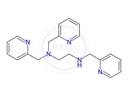 Chemical structure of 1,2-Ethanediamine, N1,N1,N2-tris(2-pyridinylmethyl)-