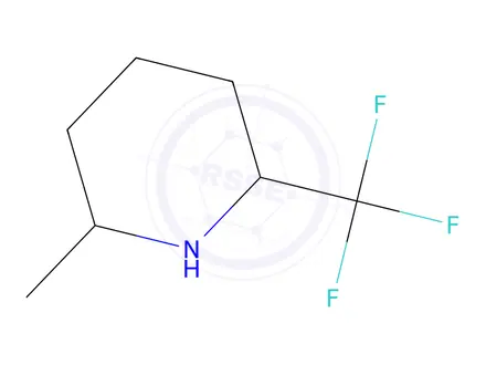 Chemical structure of 2-Methyl-6-(trifluoromethyl)piperidine