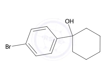 Chemical structure of 1-(4-Bromophenyl)cyclohexanol