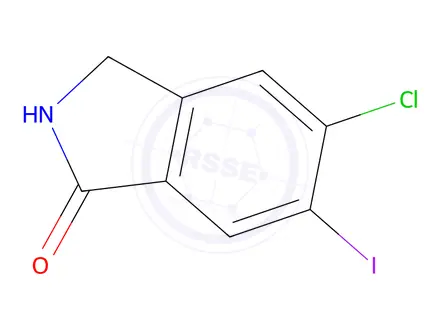 Chemical structure of 5-Chloro-6-iodoisoindolin-1-one