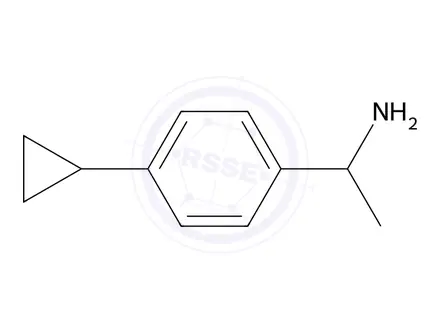 Chemical structure of 1-(4-cyclopropylphenyl)ethan-1-amine