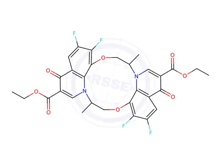 Chemical structure of Ofloxacin Impurity 14
