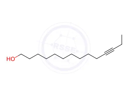 Chemical structure of tetradec-11-ynol