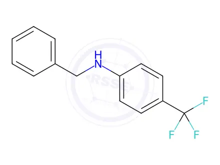 Chemical structure of N-Benzyl-4-(trifluoromethyl)aniline