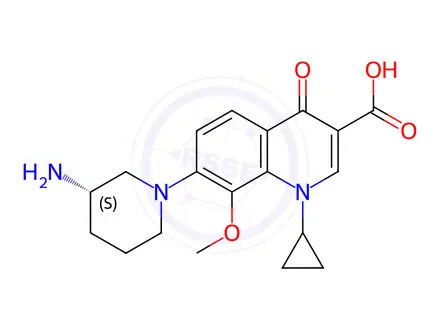 Chemical structure of Nemonoxacin Impurity 123