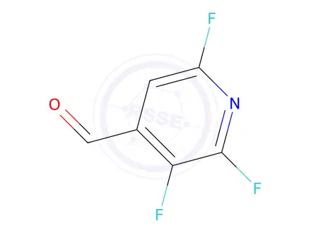 Chemical structure of 2,3,6-Trifluoropyridine-4-carbaldehyde