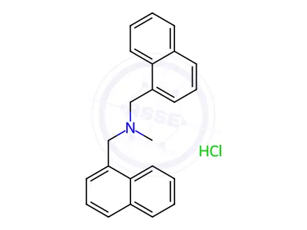 Chemical structure of Butenafine Bis Napthyl HCl Impurity