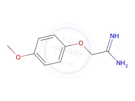 Chemical structure of 2-(4-methoxyphenoxy)ethanimidamide