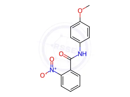 Chemical structure of N-(4-Methoxyphenyl)-2-nitrobenzamide