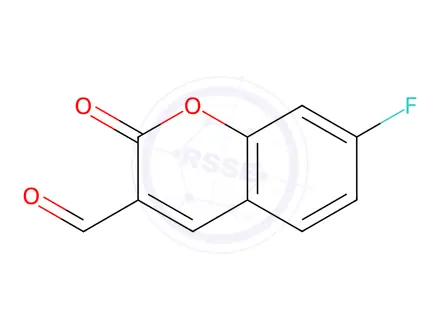 Chemical structure of 7-Fluoro-2-oxo-2H-chromene-3-carbaldehyde