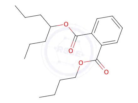 Chemical structure of Phthalic acid, butyl hept-4-yl ester