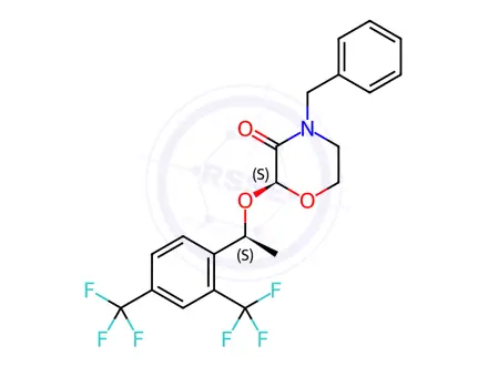 Chemical structure of Aprepitant Impurity 165