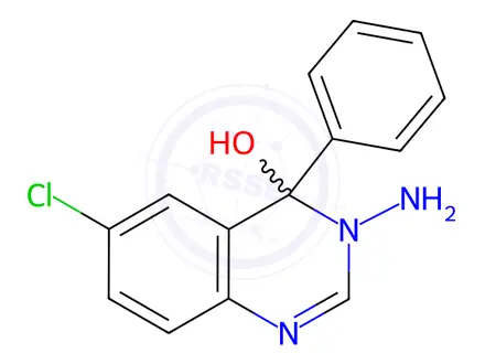 Chemical structure of Estazolam Impurity 4