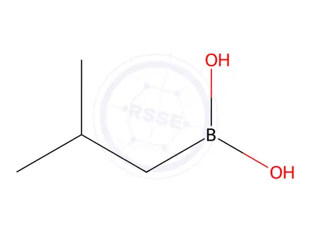 Chemical structure of isobutylboronic acid