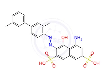 Chemical structure of Trypan Blue Impurity 1