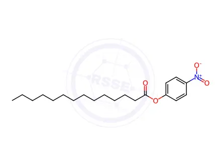 Chemical structure of 4-Nitrophenyl Myristate