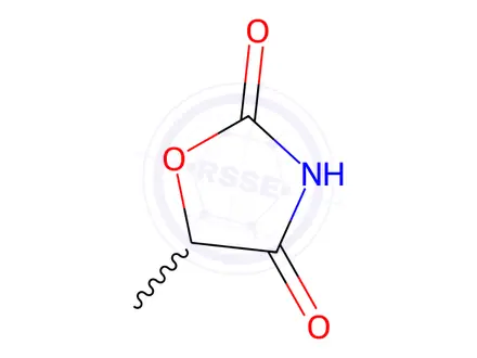 Chemical structure of 5-Methyloxazolidine-2,4-dione
