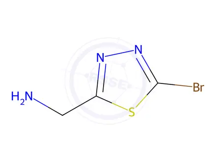 Chemical structure of (5-Bromo-1,3,4-thiadiazol-2-yl)methanamine