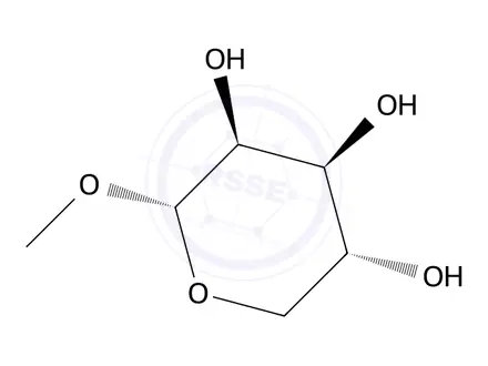 Chemical structure of Methyl α-D-Lyxopyranoside