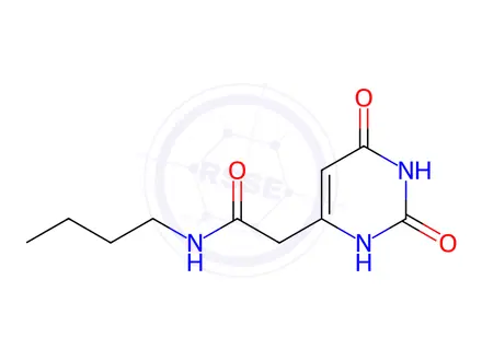 Chemical structure of N-Butyl-2-(2,6-dioxo-1,2,3,6-tetrahydropyrimidin-4-yl)acetamide