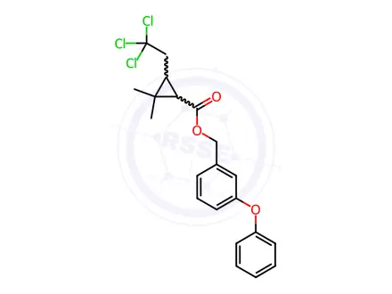 Chemical structure of Permethrin Impurity 29