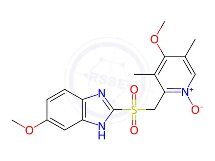 Chemical structure of Esomeprazole Impurity 166