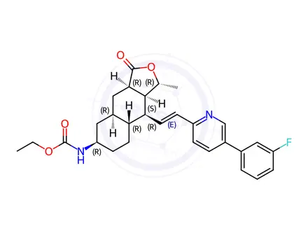 Chemical structure of Vorapaxar