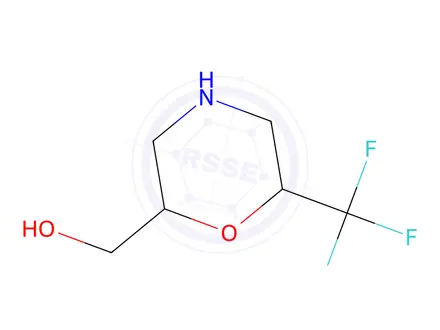 Chemical structure of (6-(Trifluoromethyl)morpholin-2-yl)methanol
