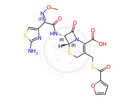 Chemical structure of Ceftiofur