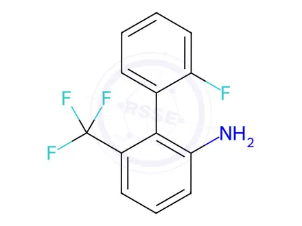 Chemical structure of 2'-Fluoro-2-(trifluoromethyl)biphenyl-6-amine
