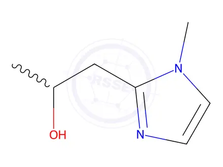 Chemical structure of 1-(1-Methyl-1h-imidazol-2-yl)propan-2-ol