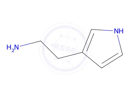 Chemical structure of 2-(1H-pyrrol-3-yl)ethan-1-amine hydrochloride