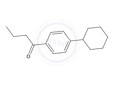 Chemical structure of 1-(4-Cyclohexylphenyl)butan-1-one