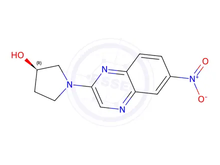 Chemical structure of (R)-1-(6-Nitro-quinoxalin-2-yl)-pyrrolidin-3-ol