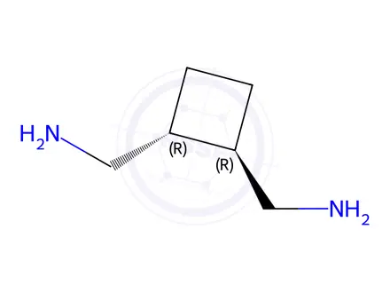 Chemical structure of rel-[(1R,2R)-2-(Aminomethyl)cyclobutyl]methylamine