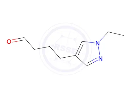 Chemical structure of 4-(1-Ethyl-1h-pyrazol-4-yl)butanal