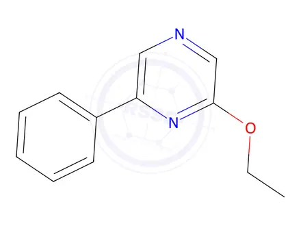 Chemical structure of 2-Ethoxy-6-phenylpyrazine