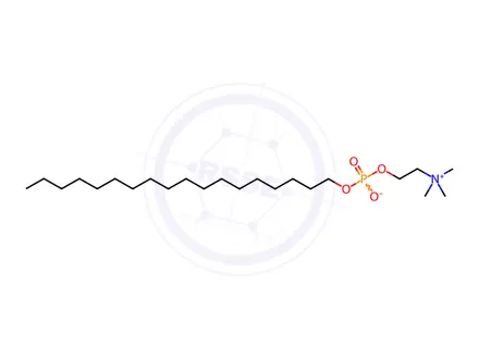 Chemical structure of O-(Octadecylphosphoryl)choline