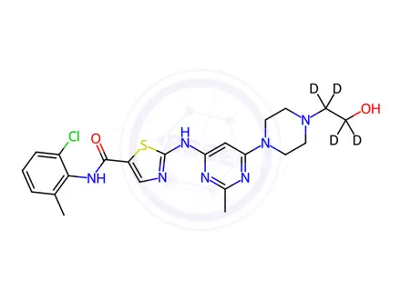 Chemical structure of Dasatinib-d4