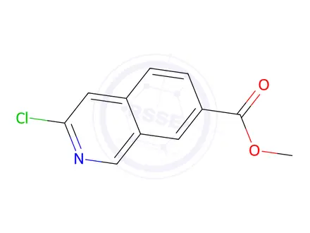 Chemical structure of Methyl 3-chloroisoquinoline-7-carboxylate