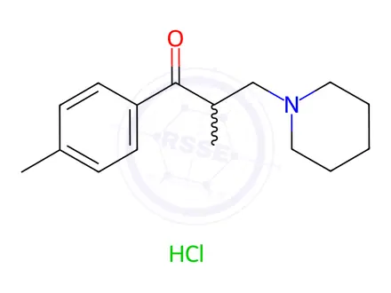 Chemical structure of Tolperisone Hydrochloride
