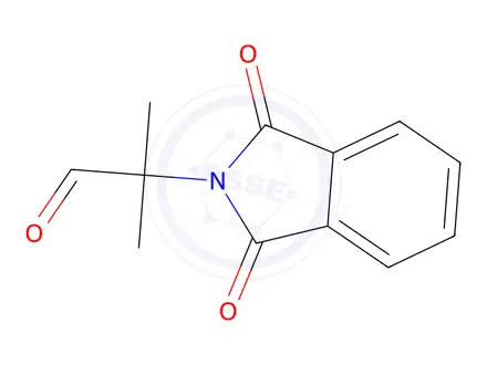 Chemical structure of 2-(1,3-dioxo-2,3-dihydro-1H-isoindol-2-yl)-2-methylpropanal