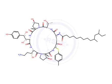 Chemical structure of Caspofungin Impurity 18