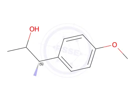 Chemical structure of (1S)-1-amino-1-(4-methoxyphenyl)propan-2-ol
