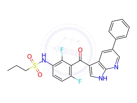 Chemical structure of Deschloro Vemurafenib