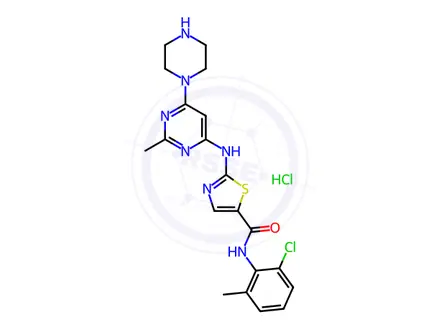 Chemical structure of Dasatinib N-Deshydroxyethyl Impurity