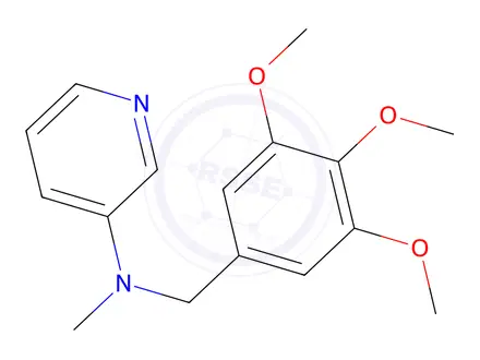 Chemical structure of PYRIDIN-3-YLMETHYL-(3,4,5-TRIMETHOXY-BENZYL)-AMINE