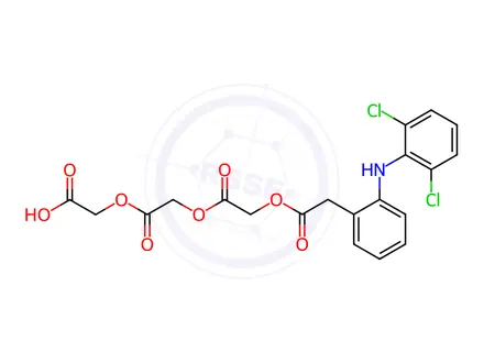 Chemical structure of Aceclofenac EP Impurity H