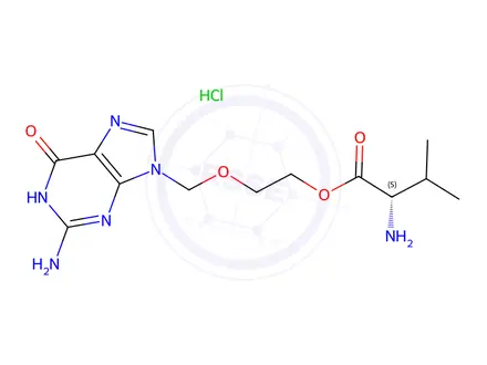 Chemical structure of Valacyclovir Hydrochloride